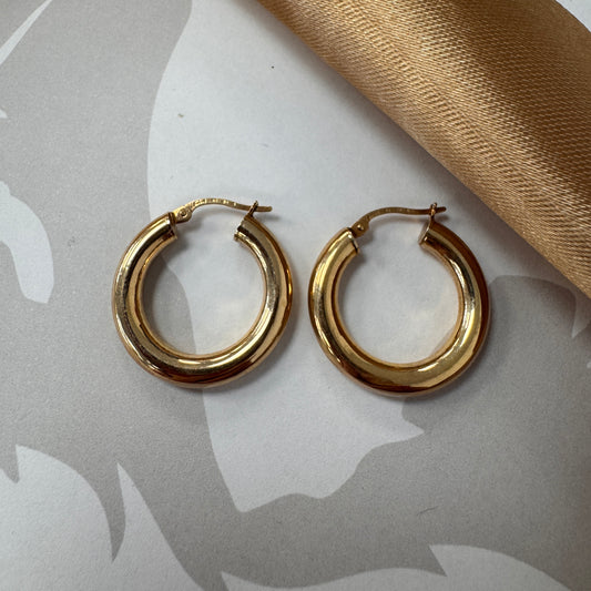 9ct Gold Hoop Earrings