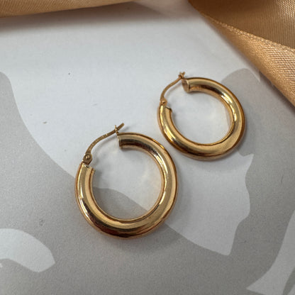 9ct Gold Hoop Earrings