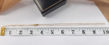 18ct Gold Lightweight Box Chain 20 Inch