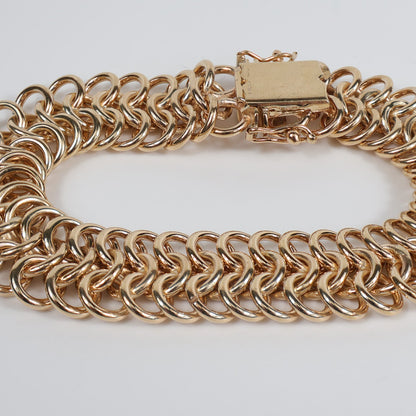 Second-Hand 9ct Yellow Gold Double Link Bracelet