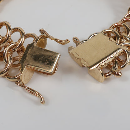 Second-Hand 9ct Yellow Gold Double Link Bracelet
