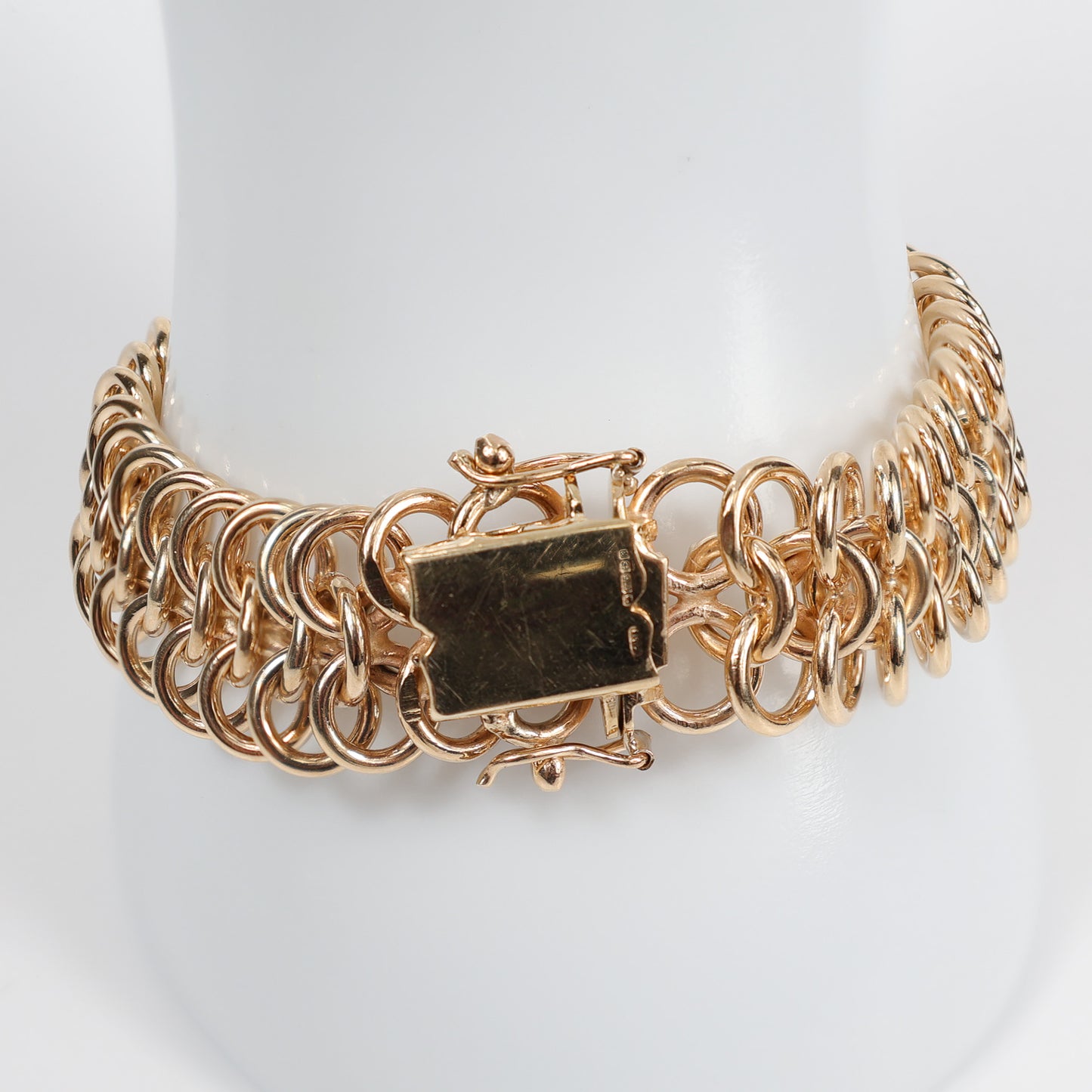 Second-Hand 9ct Yellow Gold Double Link Bracelet