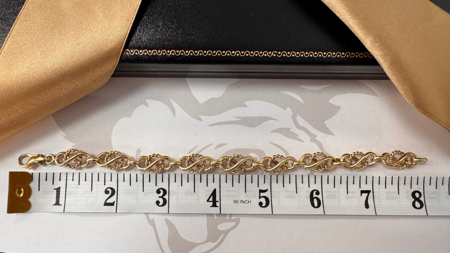 9ct Gold Fancy Link Bracelet
