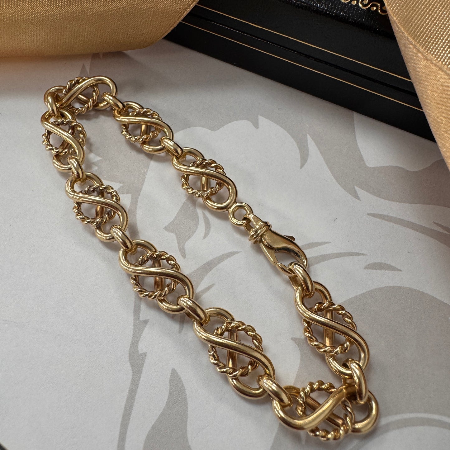 9ct Gold Fancy Link Bracelet