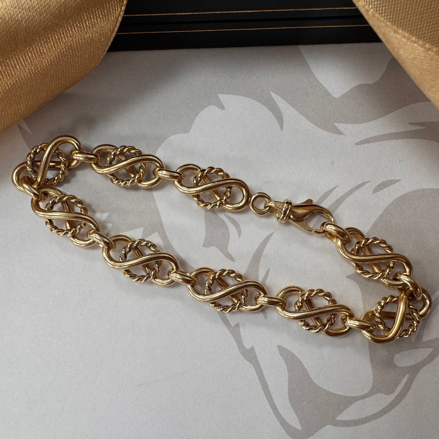 9ct Gold Fancy Link Bracelet