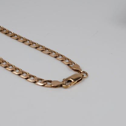 Second-Hand 9ct Yellow Gold 18-Inch Curb Chain Necklace