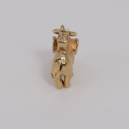 Second-Hand 9ct Yellow Gold Elephant Charm