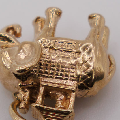 Second-Hand 9ct Yellow Gold Elephant Charm