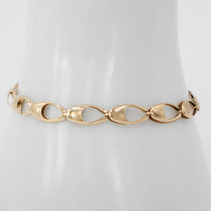 Second-Hand 9ct Gold Oval Link Bracelet