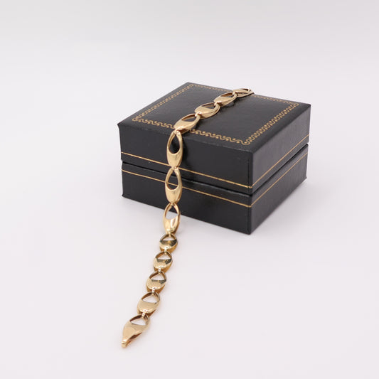 Second-Hand 9ct Gold Oval Link Bracelet