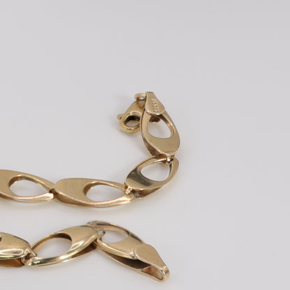 Second-Hand 9ct Gold Oval Link Bracelet