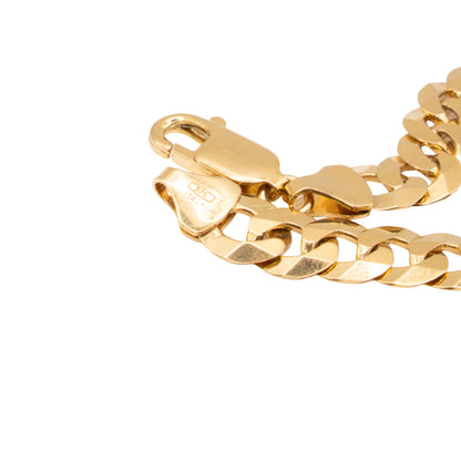 Second-Hand 9ct Yellow Gold Italian Curb Chain Necklace