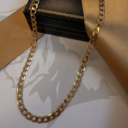 9ct Gold Curb Chain – 20"