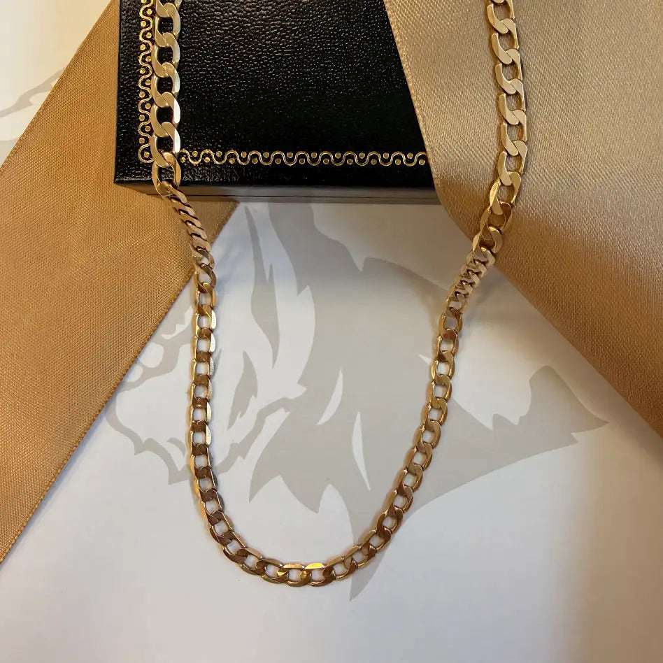 9ct Gold Curb Chain – 20"