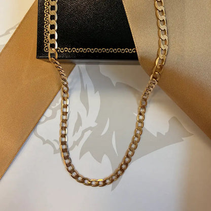 9ct Gold Curb Chain – 20"
