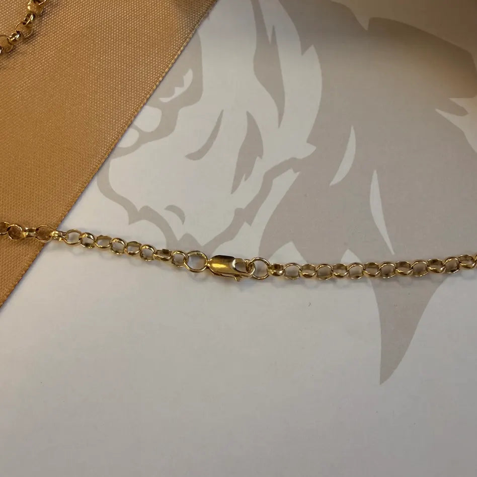 9ct Gold Fancy Belcher Chain – 18"