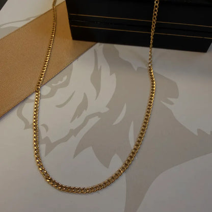 9ct Gold Curb Chain – 19"