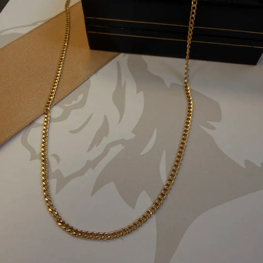 9ct Gold Curb Chain – 19"