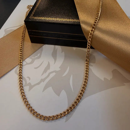 9ct Gold Curb Chain – 19 Inch