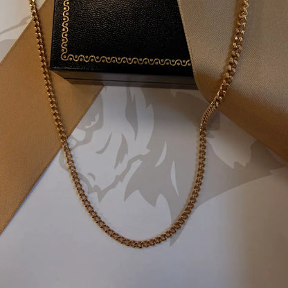 9ct Gold Curb Chain – 19 Inch