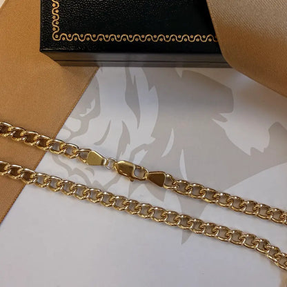 9ct Gold Heavy Curb Chain – 27"