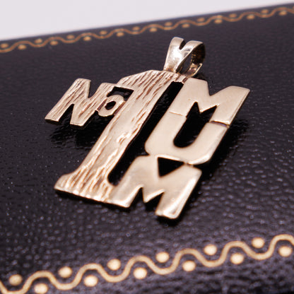 Second-Hand 9ct Yellow Gold No.1 Mum Pendant