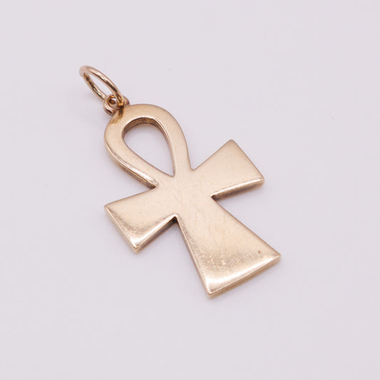 Second-Hand 9ct Yellow Gold Ankh Cross Pendant