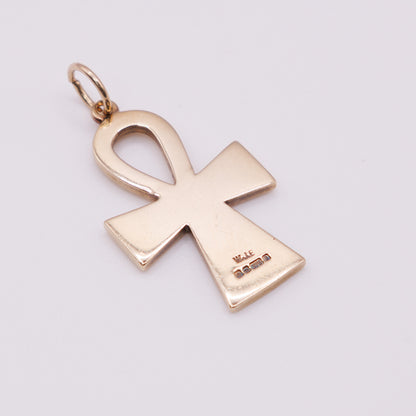 Second-Hand 9ct Yellow Gold Ankh Cross Pendant