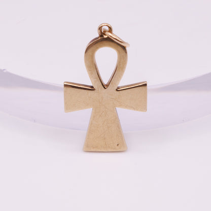 Second-Hand 9ct Yellow Gold Ankh Cross Pendant