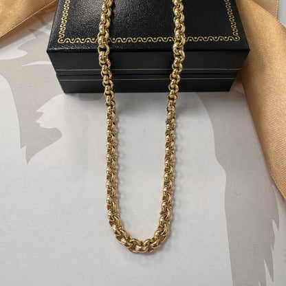 9ct Yellow Gold Belcher Chain – 22 Inch