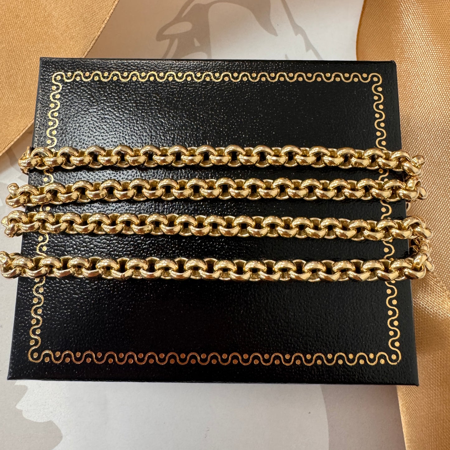 9ct Yellow Gold Belcher Chain – 22 Inch