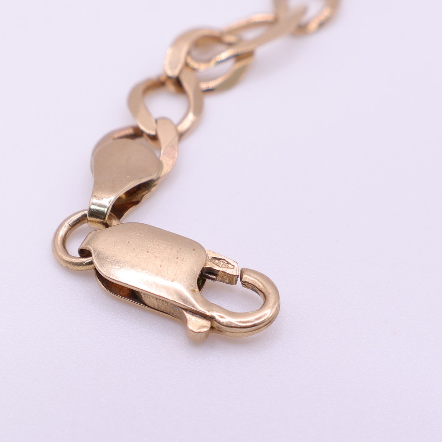 Second-Hand 9ct Yellow Gold Classic Figaro Bracelet