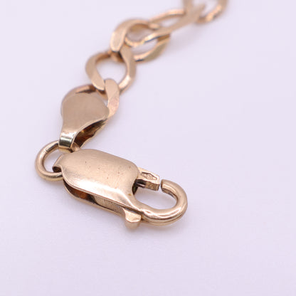 Second-Hand 9ct Yellow Gold Classic Figaro Bracelet