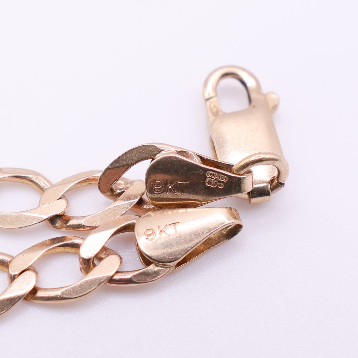Second-Hand 9ct Yellow Gold Classic Figaro Bracelet