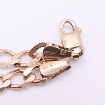 Second-Hand 9ct Yellow Gold Classic Figaro Bracelet