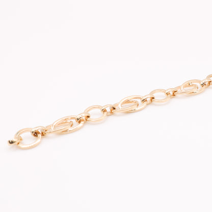 Second-Hand 9ct Yellow Gold Double Oval Link Bracelet