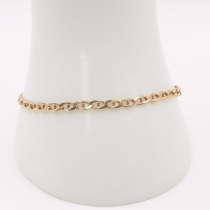 Second-Hand 9ct Yellow Gold Mariner Link Bracelet
