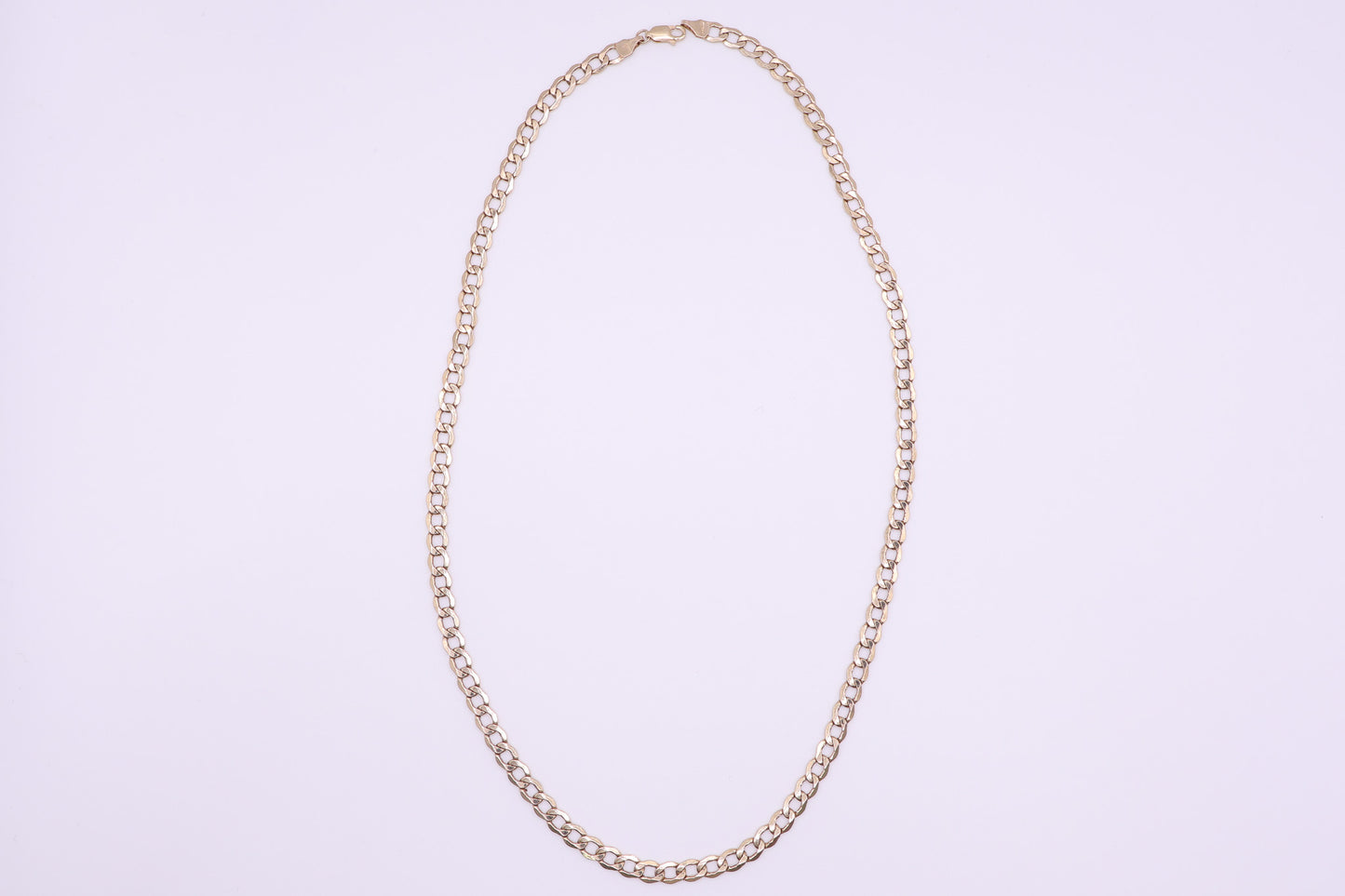 Second-Hand 9ct Yellow Gold Curb Chain Necklace