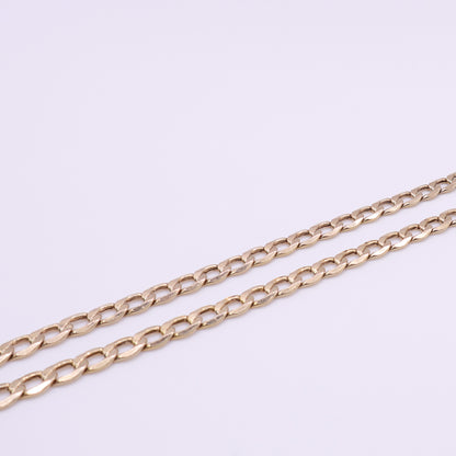 Second-Hand 9ct Yellow Gold Curb Chain Necklace