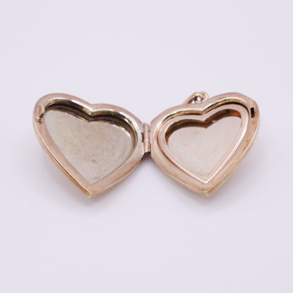 Second-Hand 9ct Yellow Gold Heart Locket Pendant