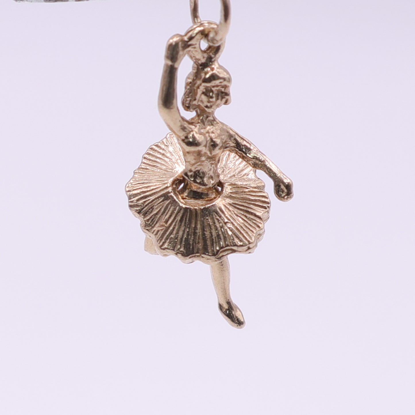9ct Yellow Gold Ballerina Charm Pendant