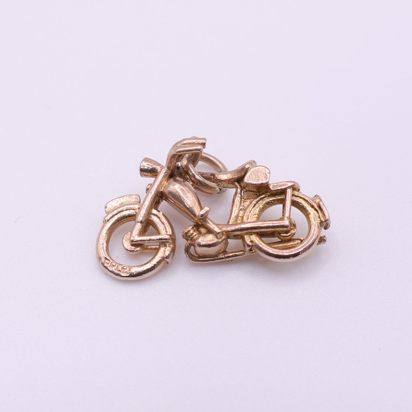 Second-Hand 9ct Yellow Gold Motorcycle Charm Pendant