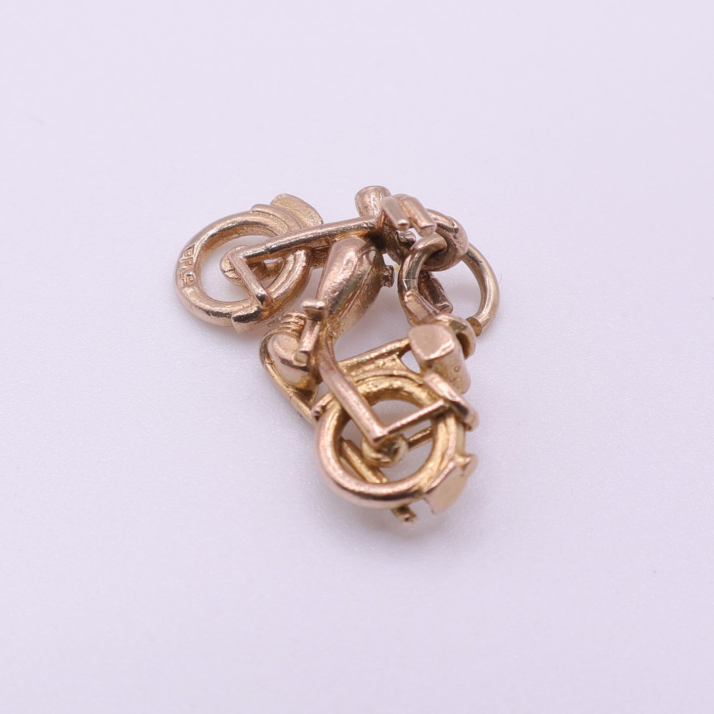 Second-Hand 9ct Yellow Gold Motorcycle Charm Pendant