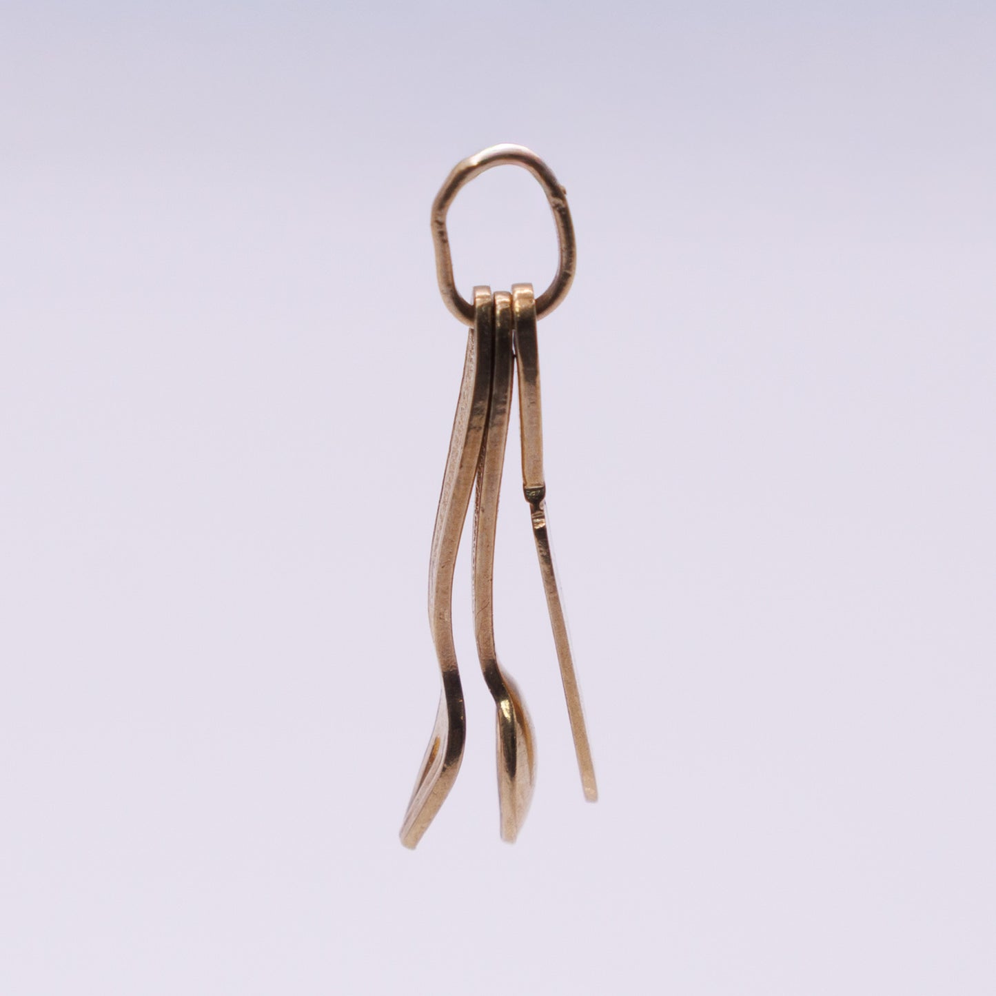 Second-Hand 9ct Yellow Gold Knife, Fork and Spoon Charm