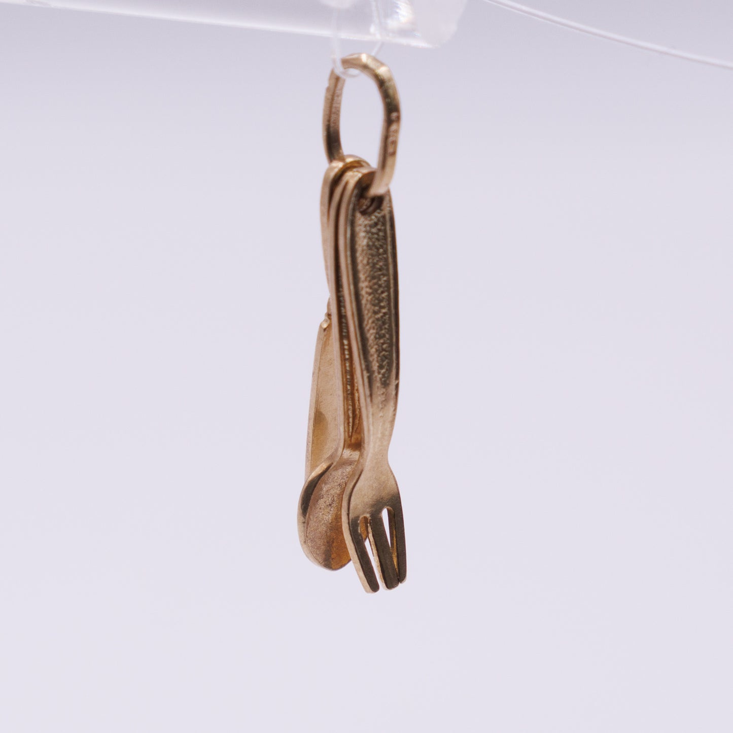 Second-Hand 9ct Yellow Gold Knife, Fork and Spoon Charm