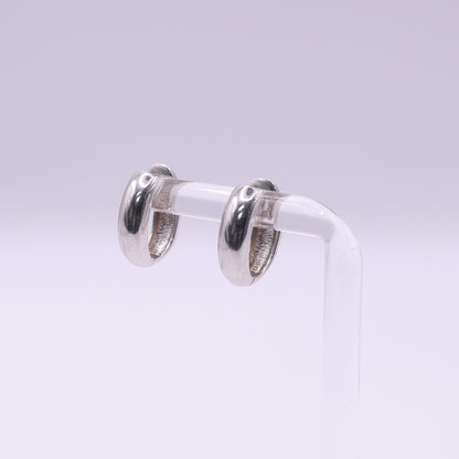 Second-Hand 9ct White Gold Mini Hoop Earrings