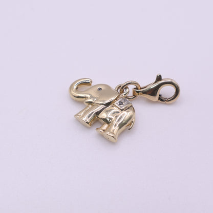 Second Hand 14ct Yellow Gold Elephant Charm