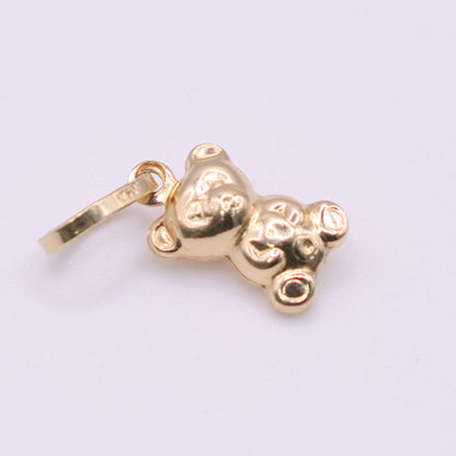 Second-Hand 18K Yellow Gold Teddy Bear Charm