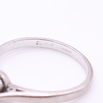 Second Hand 18ct White Gold 0.3ct Diamond Solitaire Ring