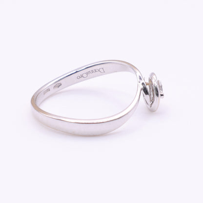 Second Hand DonnaOro 18ct White Gold Diamond Solitaire Ring